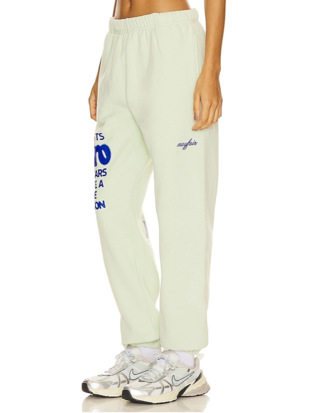 Women's Mayfair Group It Costs $0.00 Sweatpants in Seafoam Size M/L NWT - Picture 3 of 7